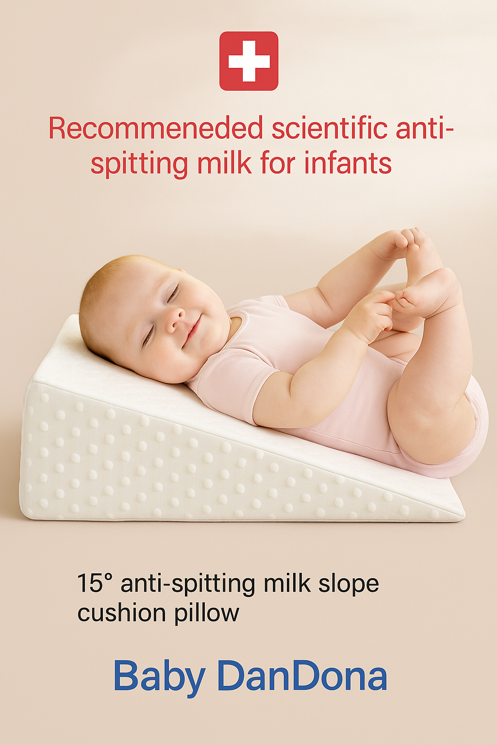Baby DanDona Anti-Spitting Milk Slope Cushion Pillow