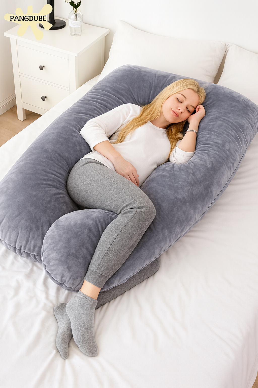 PANGDUBE Pregnancy Pillow 130*70cm