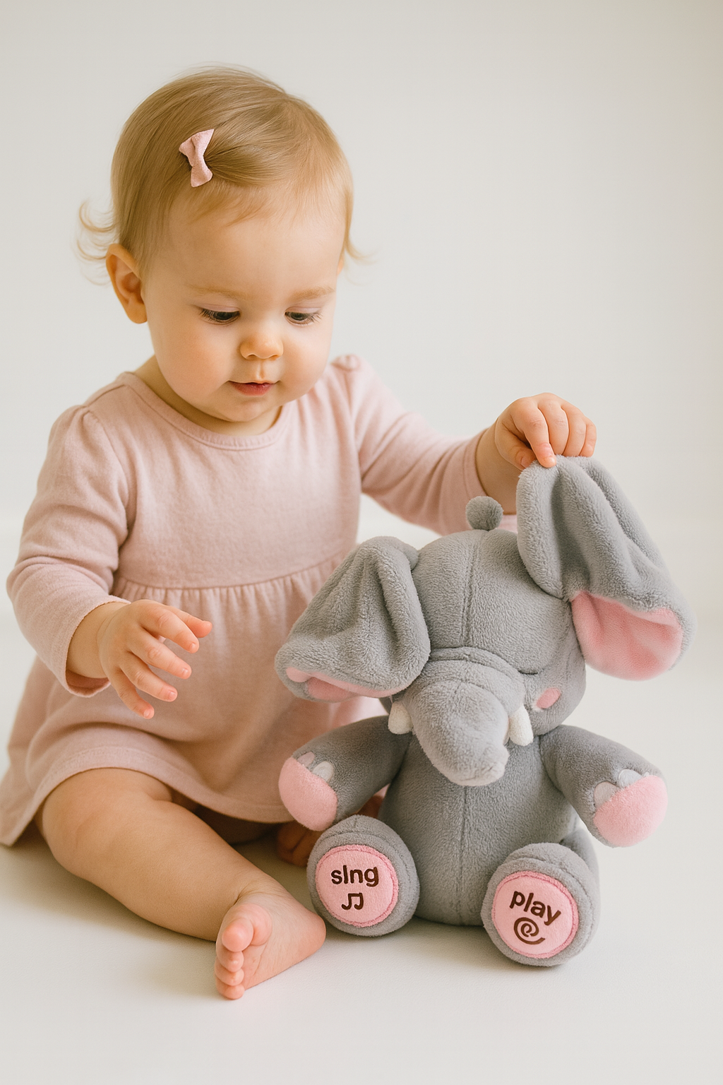 Peekaboo Melody Elephant Toy 1/2pc