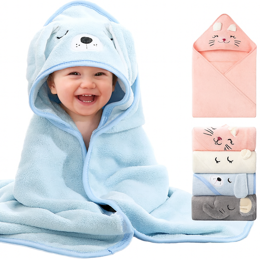 Cartoon Animal Baby Bath Towels
