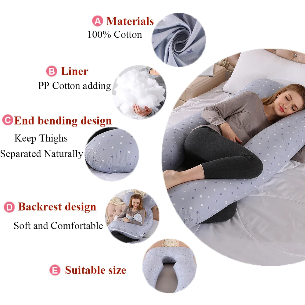 PANGDUBE Pregnancy Pillow 130*70cm