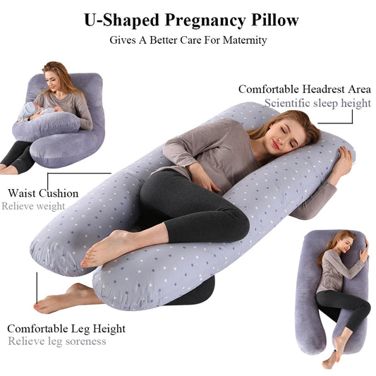 PANGDUBE Pregnancy Pillow 130*70cm