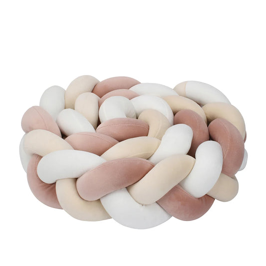 NEW Braided Bed Bumper For Baby 3