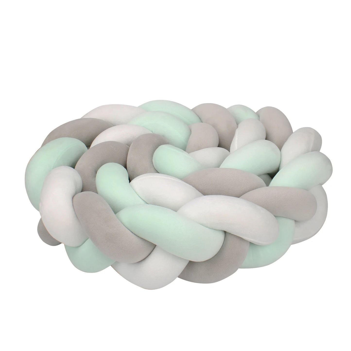 NEW Braided Bed Bumper For Baby 1