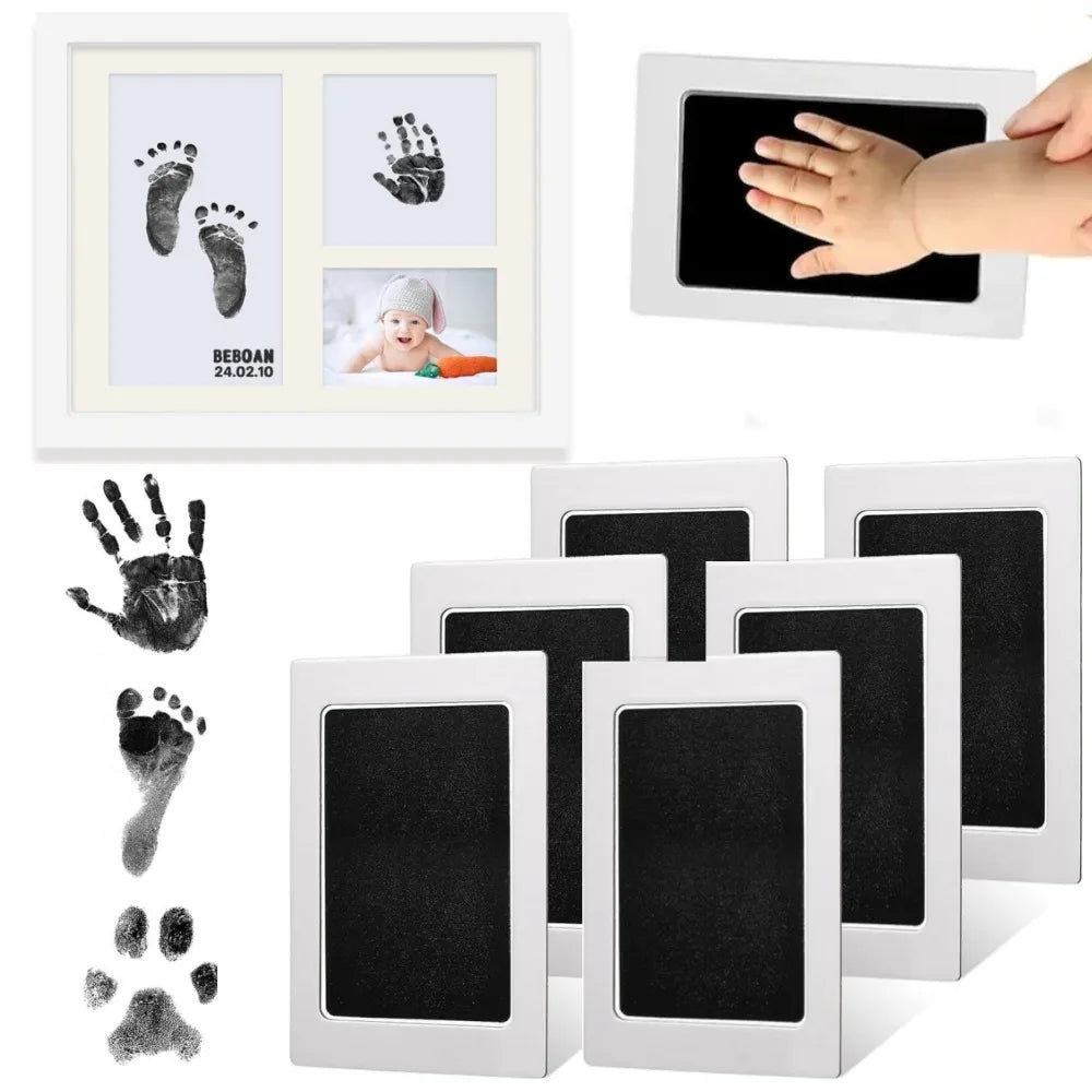 Tiny Treasures Baby Handprint & Footprint Keepsake Frame