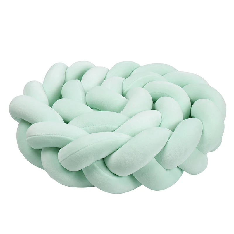 NEW Braided Bed Bumper For Baby 3