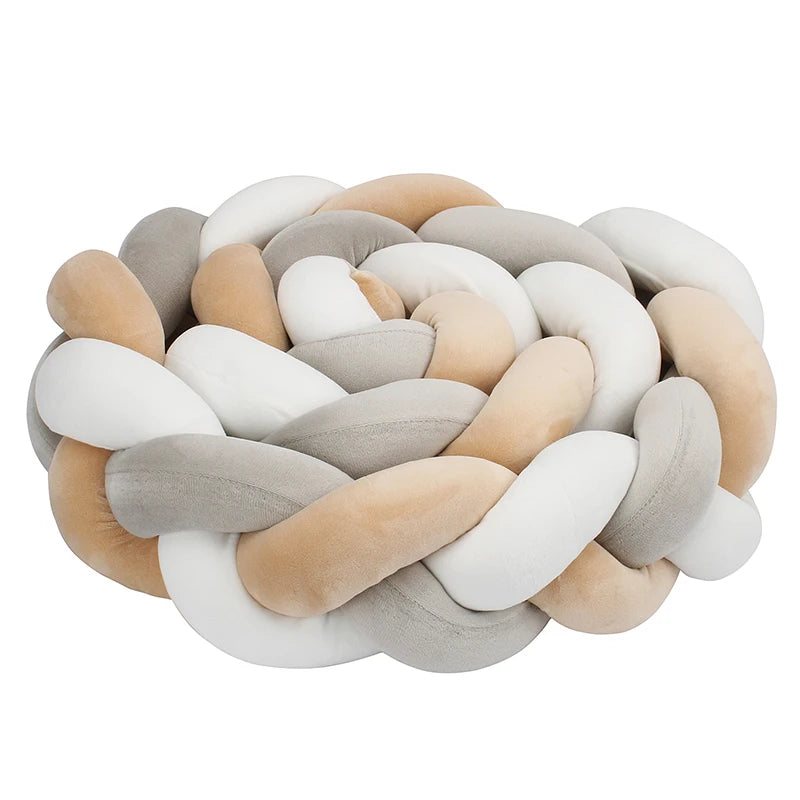 NEW Braided Bed Bumper For Baby 1