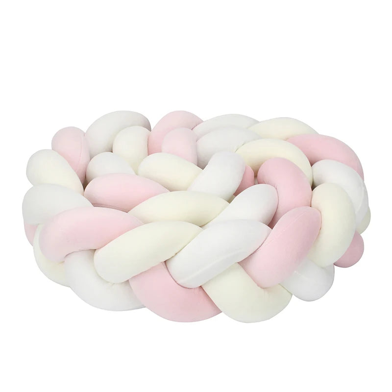 NEW Braided Bed Bumper For Baby 2