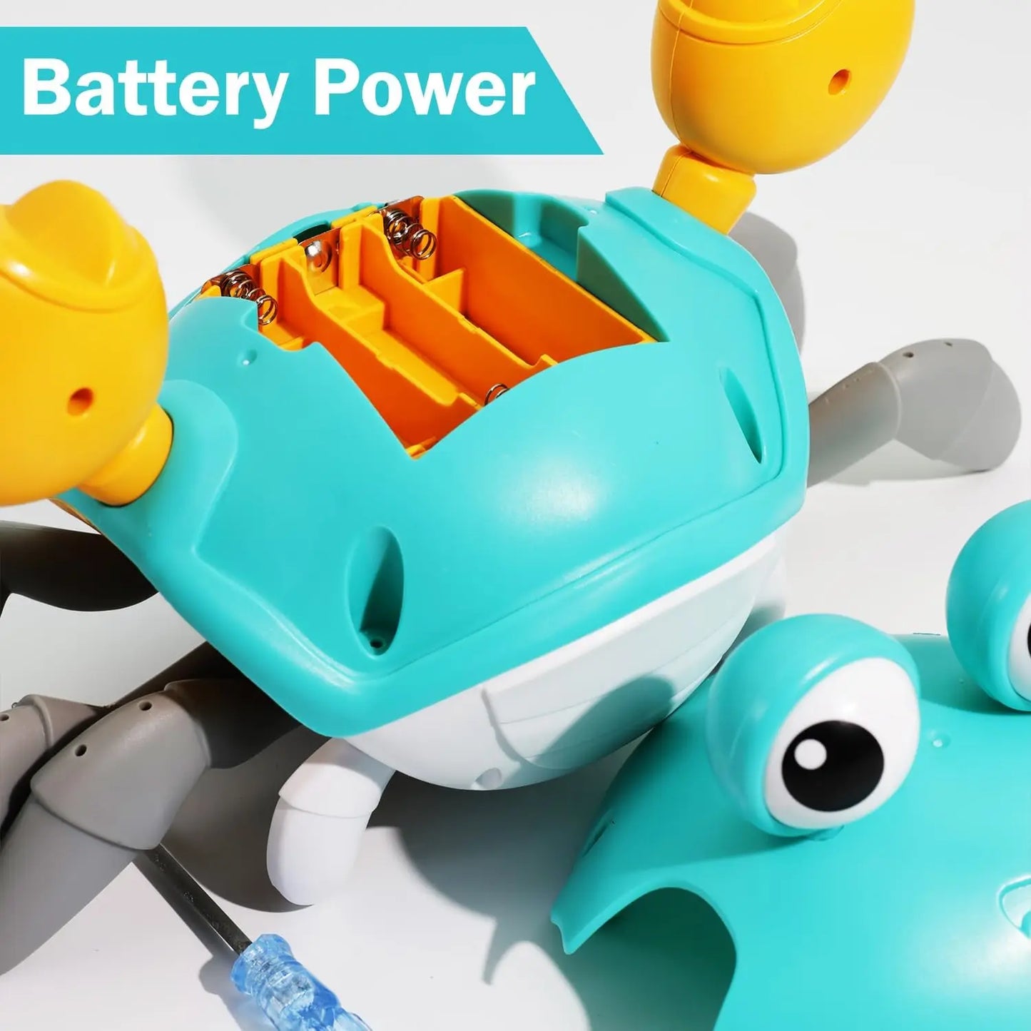 Induction Escape Crab Electric Pets Musical Toys Toddler Crawling Baby Walker Crab Interactive Toys for Children Gifts