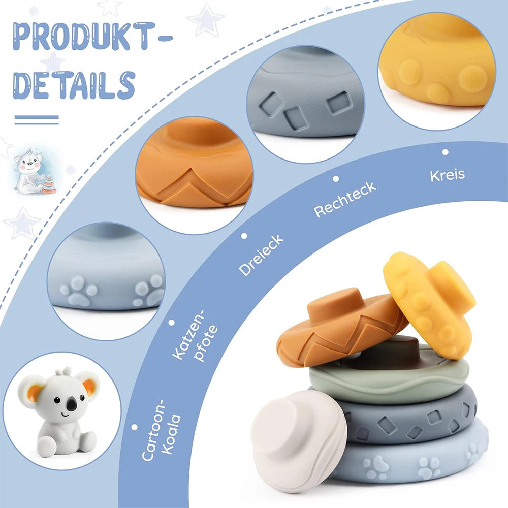 Koala Cuddles Montessori Stack & Learn Set