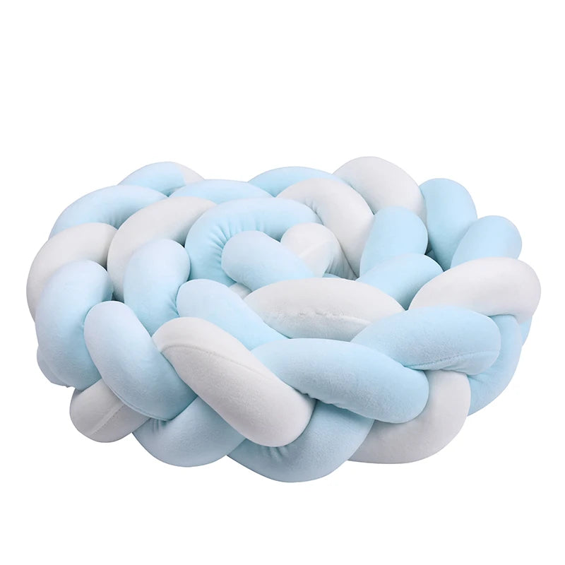 NEW Braided Bed Bumper For Baby 2