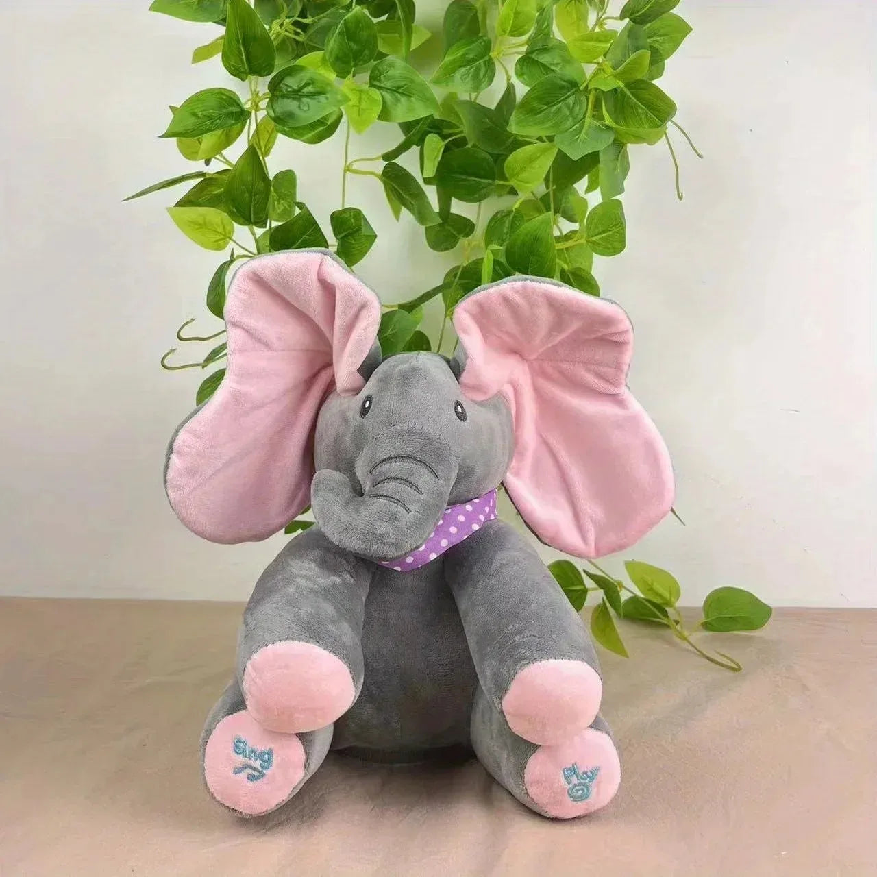 Peekaboo Melody Elephant Toy 1/2pc