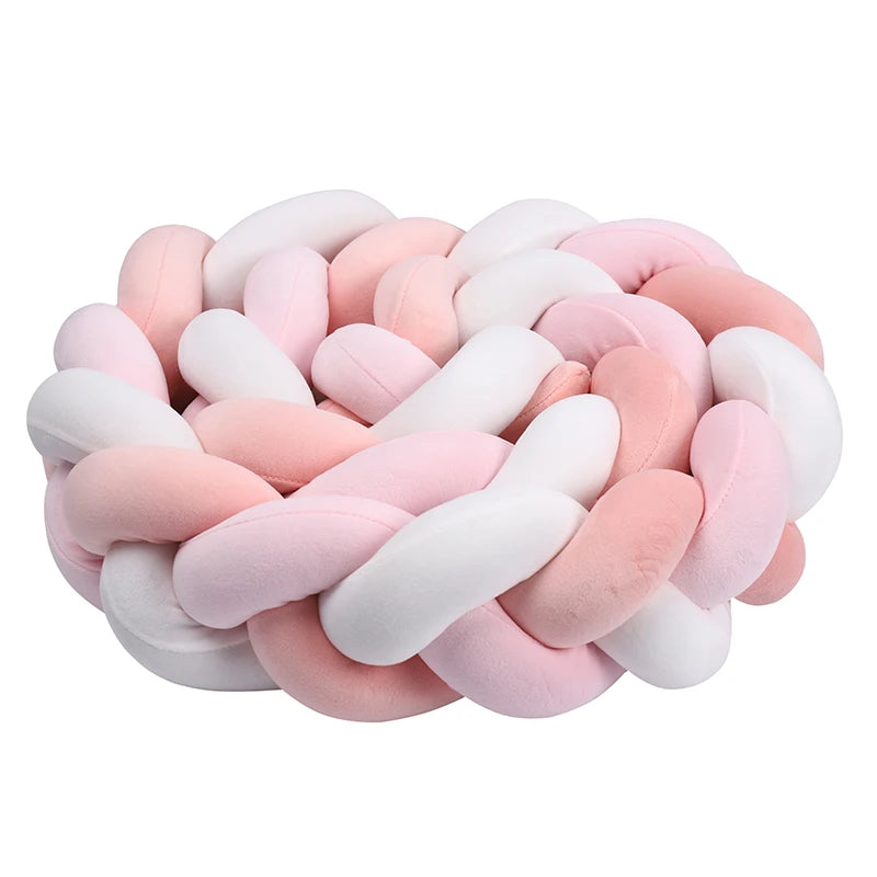 NEW Braided Bed Bumper For Baby 2