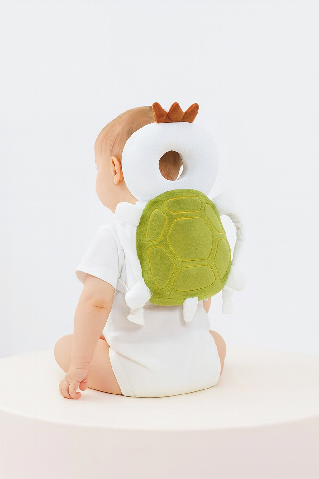 "Toddler Baby Head Protector – Safety Cushion Pad & Protective Pillow for Infants (1-3T) | Cute Angel & Bee Cartoon Design"