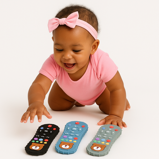 My First Remote – Silicone Teether for Happy Little Hands 1pc or set of3