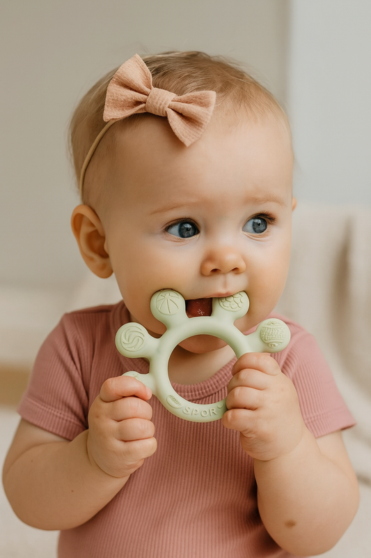 Adorable Teether Toy – Safe Silicone Gift for Teething Babies