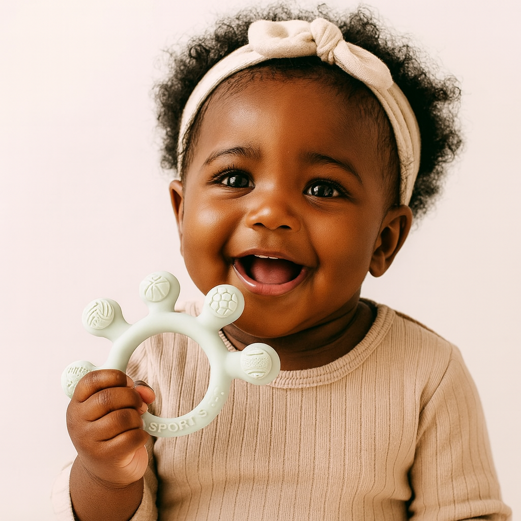 Adorable Teether Toy – Safe Silicone Gift for Teething Babies